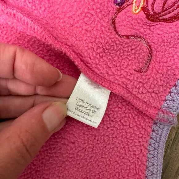 Hannah Andersson Toddler Girls Zip-Up Jacket in Pink Sz 70 - Picture 7 of 8